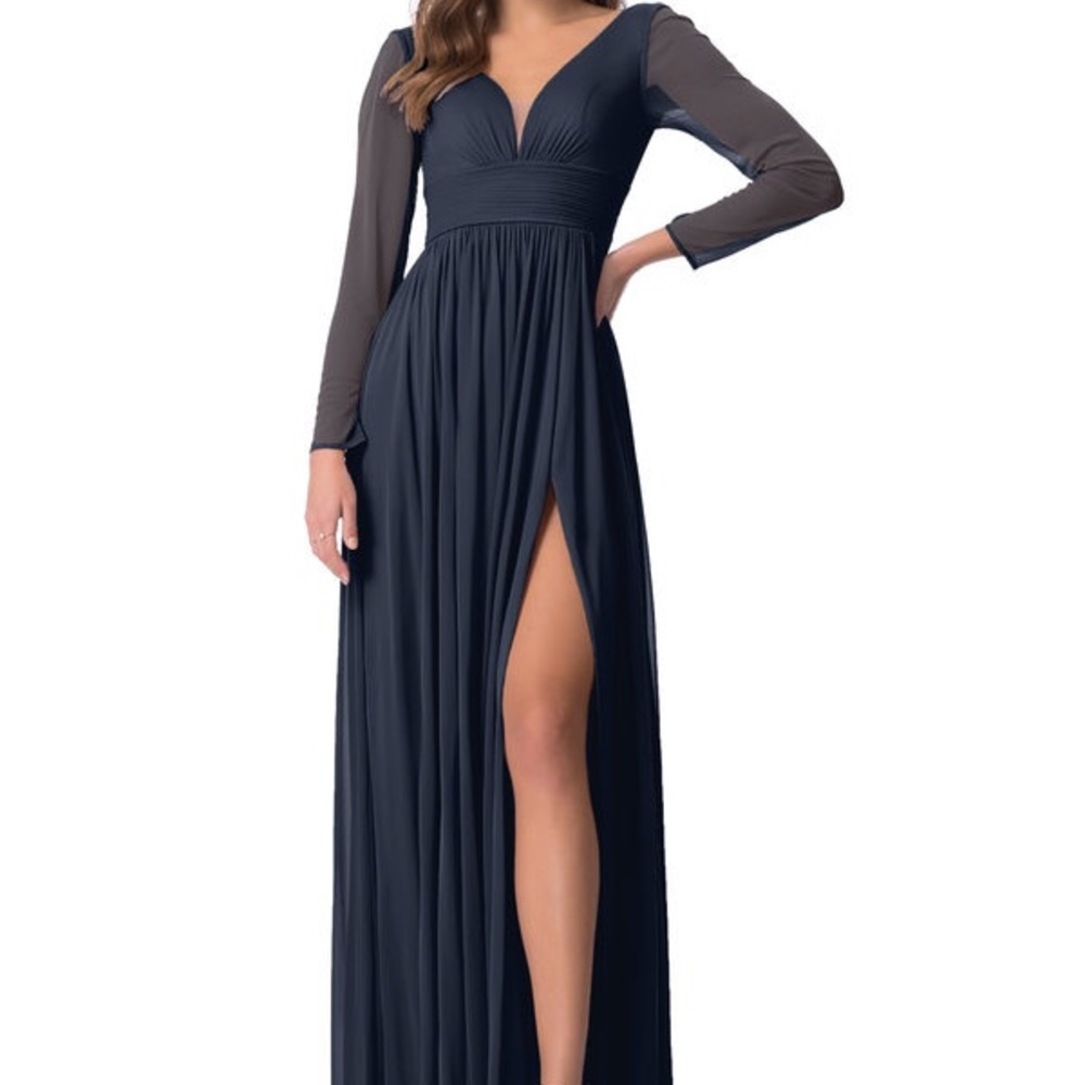 NWT Azazie Dark Navy Bexley Dress size A4